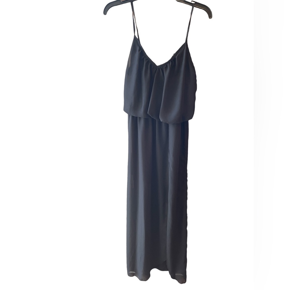 EUC Black spaghetti strap maxi dress